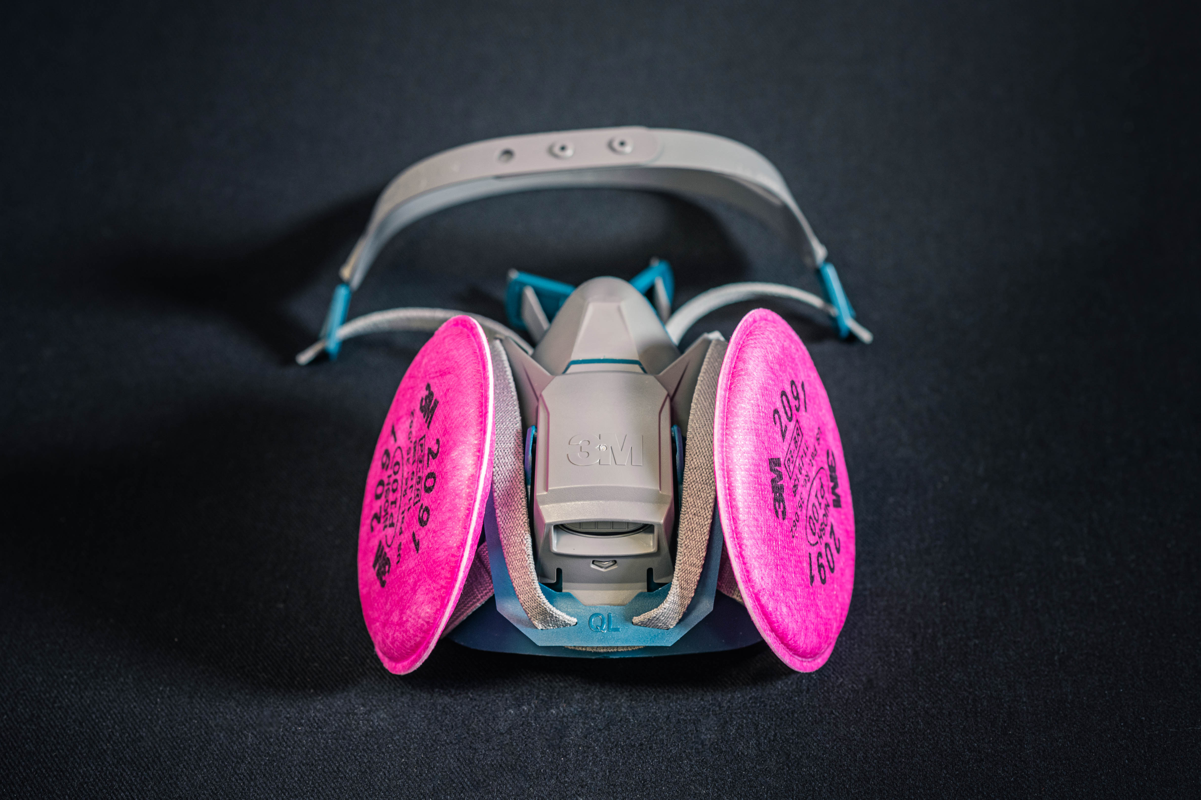 3M Rugged Comfort Quick Latch Respirator & Filter Combo