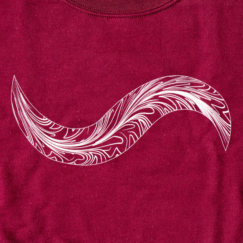 FEATHER DAMASCUS TOUCH-MARK SWEATSHIRT!!!