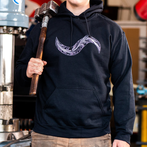 FEATHER DAMASCUS TOUCH-MARK HOODIE!!!